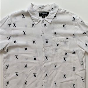 PacSunxPlayboy Short Sleeve Button Up
